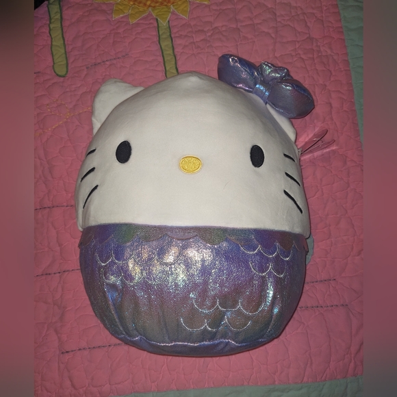 RARE FACTORY MISPRINT Mermaid Hello Kitty Squishmallow - Picture 1 of 9